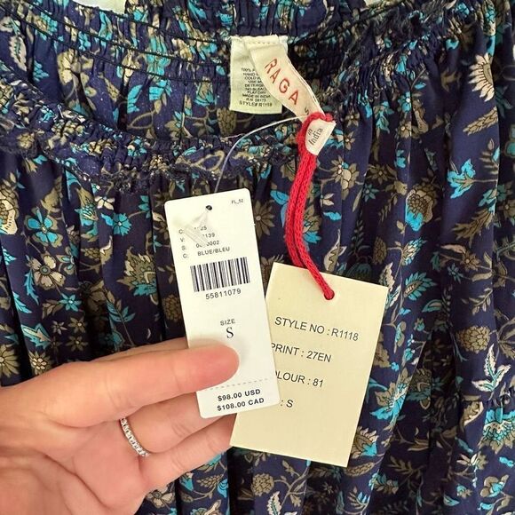 Anthropologie Raga Kassie Pom-Pom Floral Off the Shoulder Romper - Picture 3 of 8